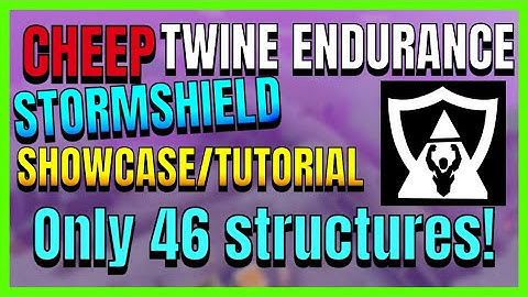 Needs update* Cheep AFK Twine Endurance Storm shield build, 46 structures with traps - Fortnite STW