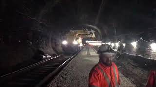 Sleeper relay at kings cross gas works tunnel