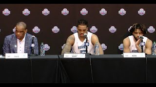 UNC Hubert Davis & Players Post-NC State ACC Tournament | Inside Carolina Interviews