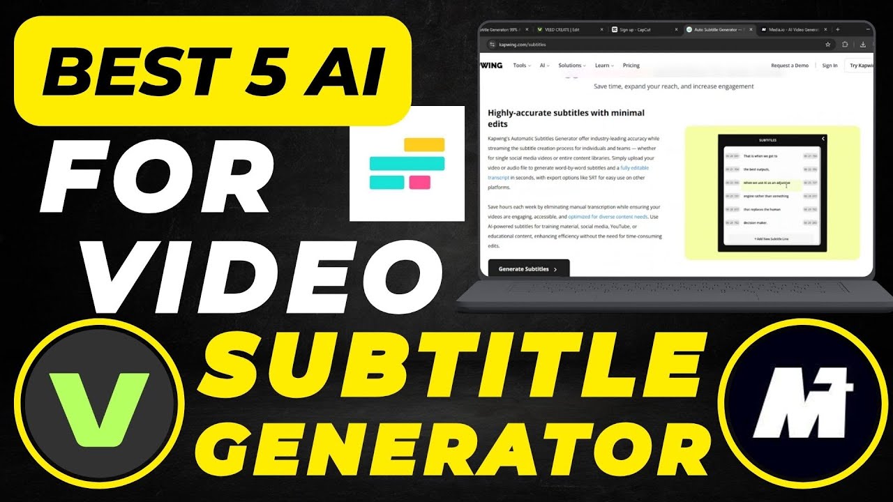 Top 5 AI Subtitle Generators for Videos (2025) | Best Auto Caption ...