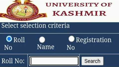 Result Declare Kashmir university BG 2nd Sem Batch 2021 Backlog Batches 2016 2020 Check Here...