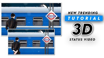 3D Train Moving Status Editing | Alight Motion Train Video Editing In Mumbai | Status Making Video