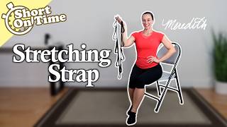 Short On Time Beginner Seated Stretches With Optional Strteching Strap | 10 Min