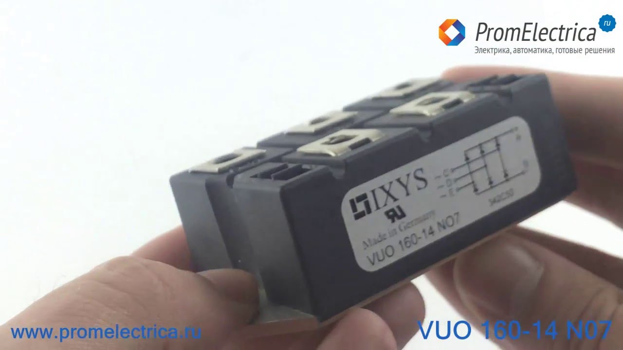 VUO 160-14 N07 IXYS Диодная сборка, трехфазный диодный мост 160 Ампер ...