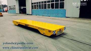 Warehouse Factory Material Transfer Carts for Rail Way Handling