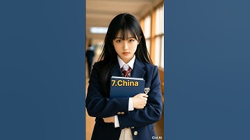 Top 10 Most Stylish School Uniform in the world -part 2 l #shorts #top10 #GirlsUniform #shortsfeed