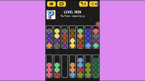 Ball sort puzzle Level 1829