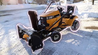 CUTS THROUGH SNOW | 3Stage Snowblower Demo | Cub Cadet XT1