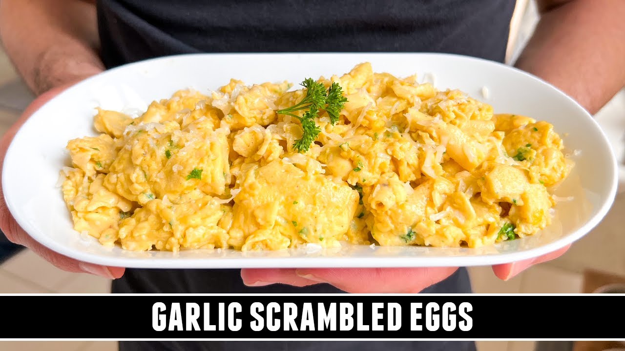 Spanish GARLIC Scrambled Eggs How To Make The BEST Scrambled Eggs