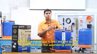 HOW TO ASSEMBLE THE MANUAL KNAPSACK SPRAYER XP