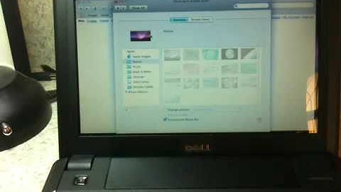 My Dell mini running Mac OSX