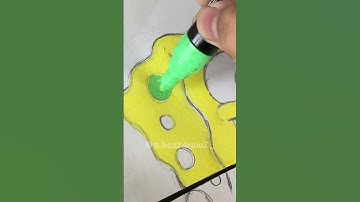 (Pt.3) Spongebob In 4 Art Styles 🧽  ( #art #drawing #spongebob )