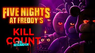 FIVE NIGHTS AT FREDDY&#39;S (2023) KILL COUNT | Resumen en 10 Minutos