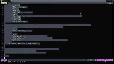 Me configuring & using AwesomeWM for the first time