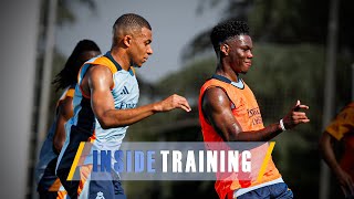 Working hard at Real Madrid City!