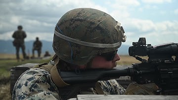 3rd Marines conduct M240 Bravo and M2 Browning .50-caliber machine gun range during Fuji Viper 21.3