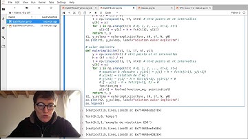 [Python pour les maths] Résolution numérique d