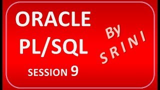 PLSQL 9 STORED PROCEDURES, fUNCTIONS Information