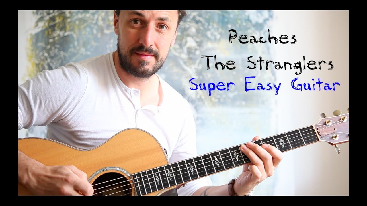 EASY GUITAR LESSON Peaches The Stranglers YouTube