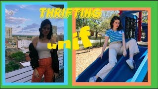 THRIFTING UNIF ♡ Come Thrifting With Me &amp; Try-On Haul