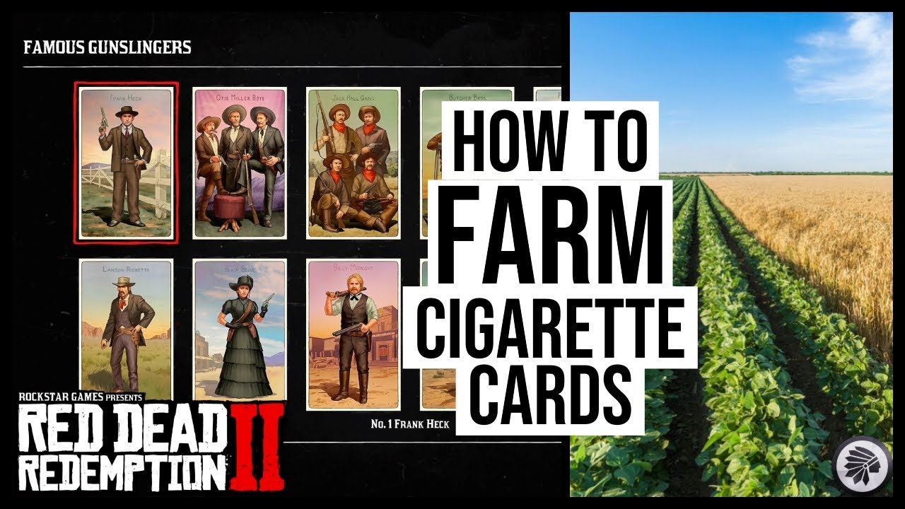 Red Dead Redemption 2 How To Farm CIGARETTE CARDS Easily