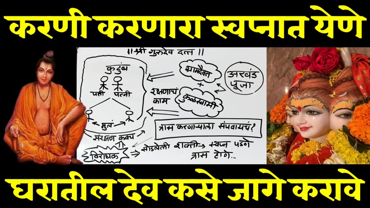 करणी करणारे स्वप्नात येतात आणि भयानक त्रास होतो । पोथी वाचली तरी फरक का नाही