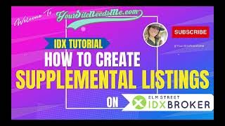 IDXBroker Tutorial: How to add Supplemental Listings