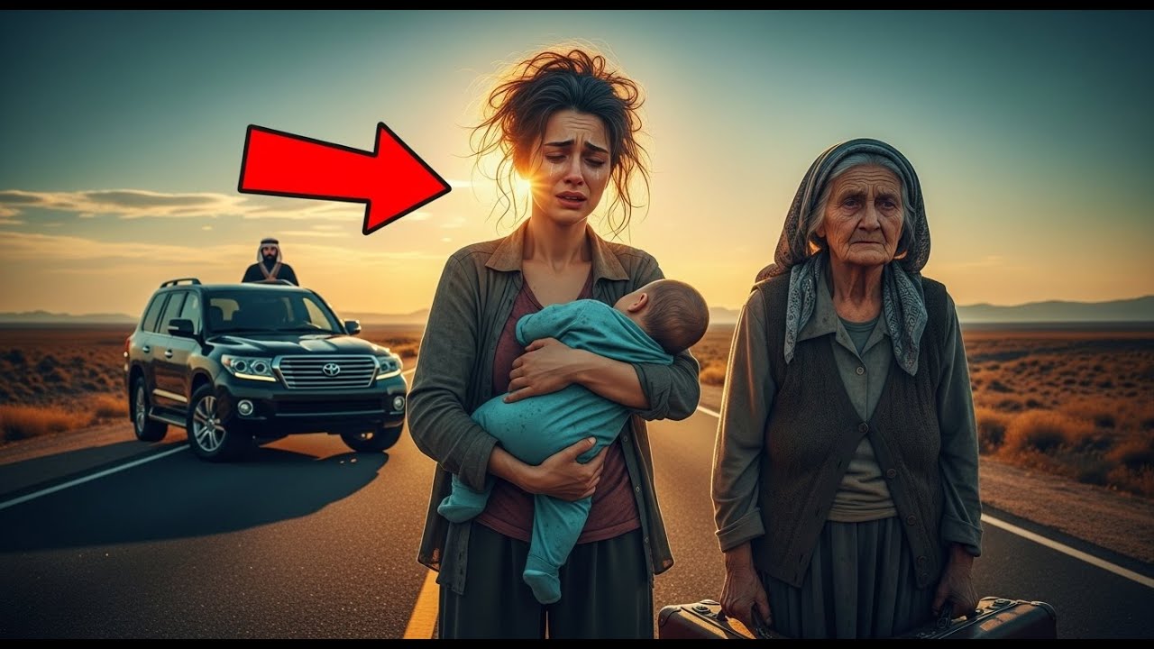 Бедна самотна майка е изгонена с майка си — без да знаят, че арабски милионер ги наблюдава.