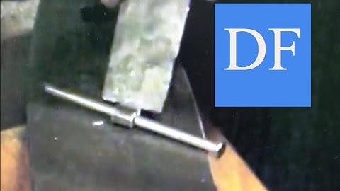 Blacksmithing for Beginners -  How To Forge Light Duty Hinges