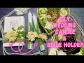 D.I.Y. WEDDING CANDLE & BIBLE HOLDER