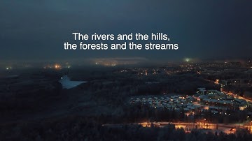 Snowman / Walking in the Air with Lyrics - Mavic Pro 4K