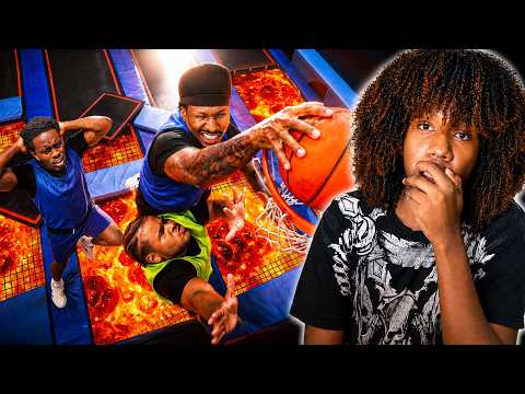 AMP EXTREME TRAMPOLINE GAMES | REACTION