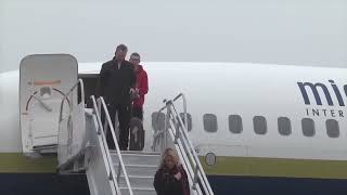 Tommy Tuberville Falling down Stairs