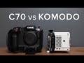 Canon c70 vs red komodo  dynamic range slow motion autofocus comparison