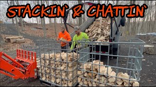 #308 Stackin' & Chattin': Stacking Firewood into IBC Totes