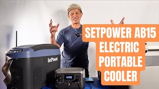 Setpower AB15 12v Compact Fridge Freezer electric cooler - tested!