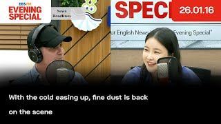 [Evening Special] Fine dust continues to surge as the cold weather eases | January 16, 2026 | New...