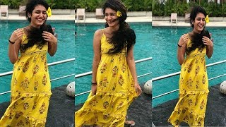 Look At The Beautiful Pose Near The Swimming Pool, Priya Prakash, Said The Fans