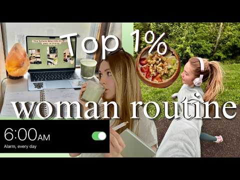 Trying the TOP 1% WOMAN ROUTINE~ How to become the best version of yourself ✨