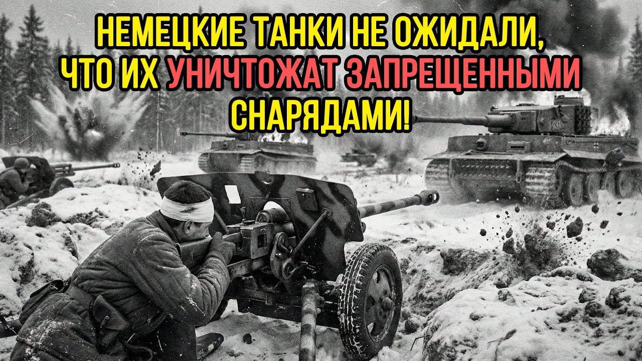 Он зарядил запрещённый снаряд — через 20 минут 14 немецких танков горели, а его ждал трибунал