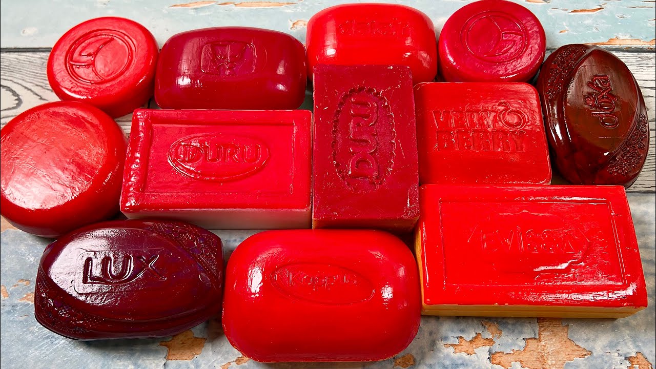 ASMR SOAP Painted soap cutting Резка крашенного мыла АСМР мыло #relaxtime