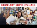 Super interesting art  craft haul 2023 i what art supplies i got from india  from ireland