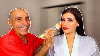 My Foreign Dad Does My Makeup *send help*