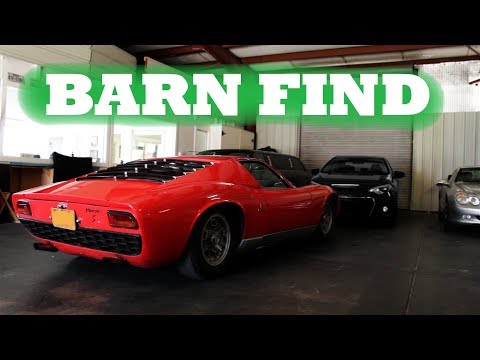 Vidéo: Lamborghini Miura, extrêmement rare, trouvé dans une grange se vend 1,2 M $