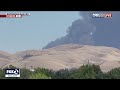 Medline warehouse bursts into flames in Tracy | KTVU