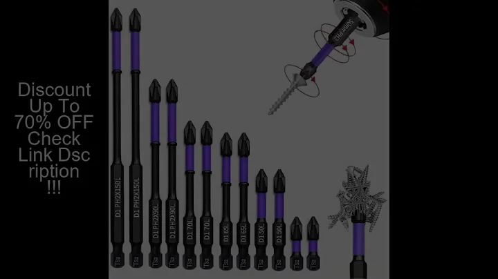 Magnetic D1 Anti-shock Batch Head High Hardness Non-Slip Impact Bits Cross 25/50/65/70/90/150mm Ph2