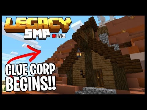 MINECRAFT LEGACY SMP LIVE!! | CLUE CORP BEGINS!! | Minecraft 1.15 Survival Multiplayer - MINECRAFT LEGACY SMP LIVE!! | CLUE CORP BEGINS!! | Minecraft 1.15 Survival Multiplayer