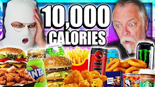 WE TRY THE 10,000 CALORIE CHALLENGE