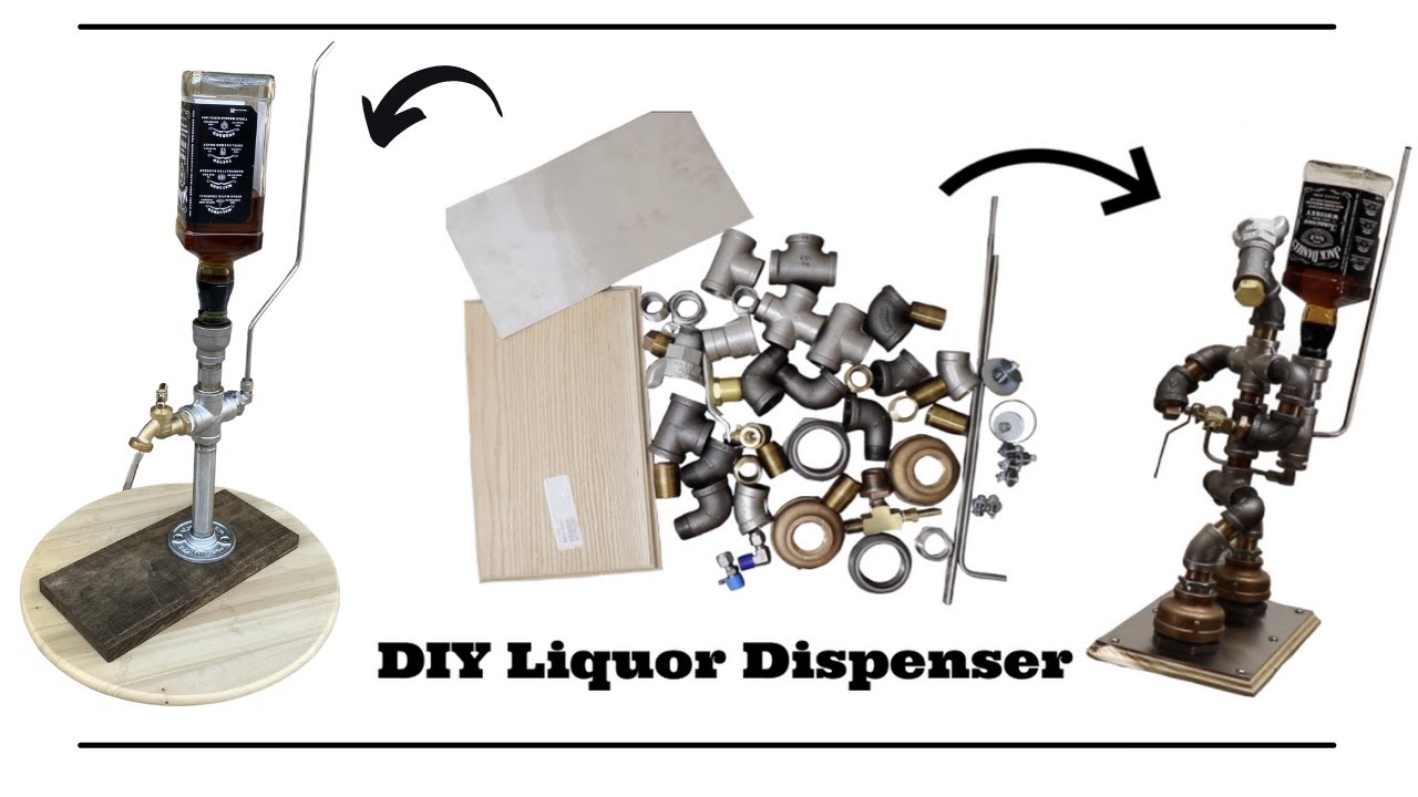 How to Make a Quirky DIY Liquor Dispenser - Pipe Beverage Dispenser