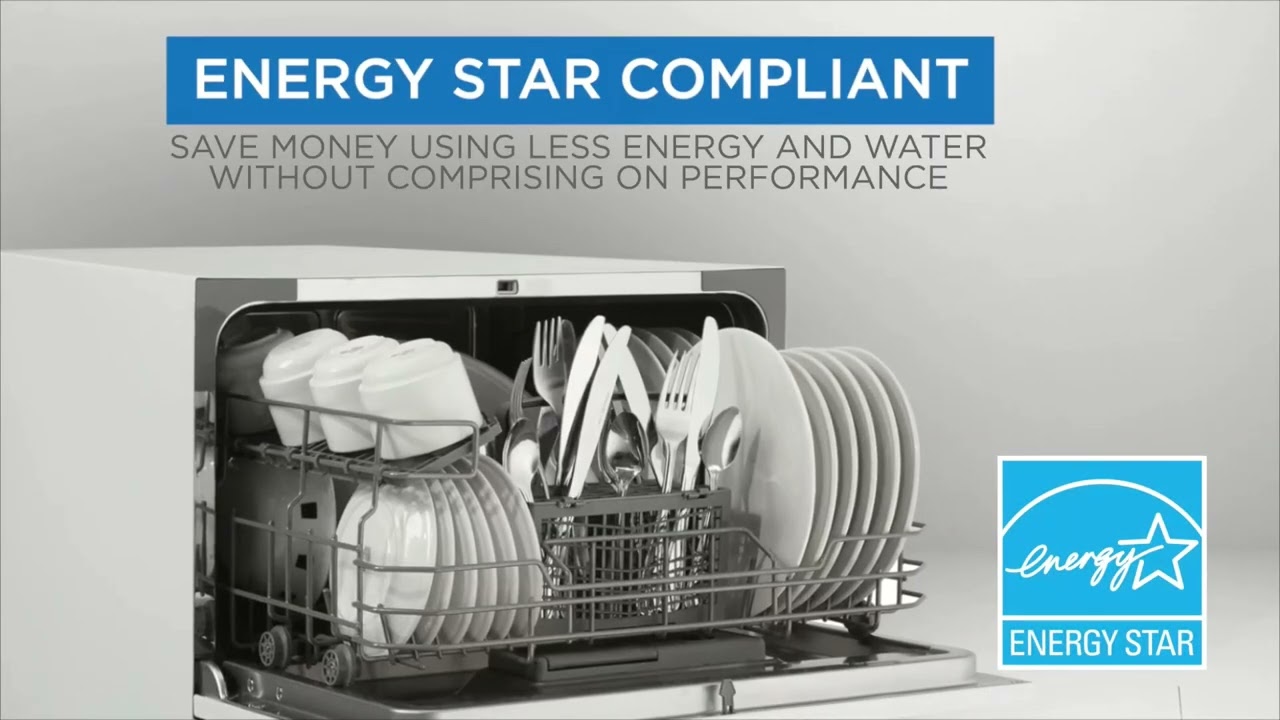 Danby DDW631SDB 6 place Settings Countertop Dishwasher